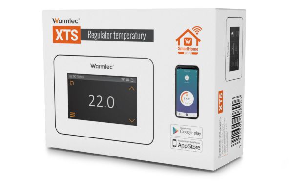 Skład zestawu regulatora temperatury Warmtec XTS