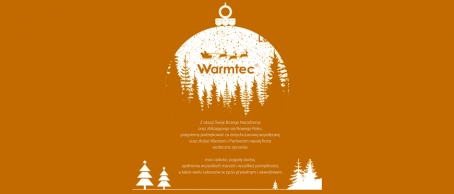 Życzenia świąteczne od WARMTEC