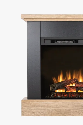 zdjęcie fragmentu kominka elektrycznego